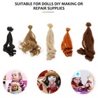 5pcs Doll Diy Wigs Doll Making Hair Baby Doll Hair Wefts Rerooting