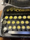 Read Vtg 1916 Corona Model 3 Folding Portable Manual Typewriter W original Case
