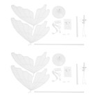 2pcs Butterfly Floor Lamp Led Atmosphere Lamp Wedding Decoration Lamp Warm Light