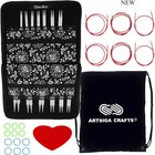 Chiaogoo Twist Red Lace 5-inch Complete 7500-c Interchangeable Circular  Red