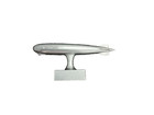 Vintage Aluminum Graf Zeppelin Paperweight Display  rare 