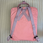 New Fjallraven Kanken Classic Backpack  Pink-long Stripes 23510 Nwt