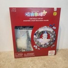 Creatology Christmas Winter Snowman Light Up Silver Wreath Kids Craft Kit