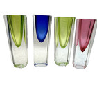 60 s 4pc Vintage Murano Sommerso Mcm Shot Glasses K Italy Venice  See Pics 
