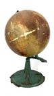 Antique Early 1900-1920s Art Deco Hammond 9  Inch Terrestrial World Globe
