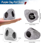 Aquarium Cave Rock Decor For Fish Tank  Medium Hideout For Small Fish