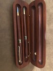 Alex Navarre Rosewood Pen And Pencil Set From The Hanover Collection -new Mint