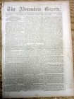 Lot Of 5 Original Alexandria Virginia Civil War Newspapers 1863-1865  160yrs Old