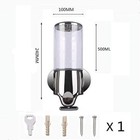 Sanitizer Gel  Shampoo And Soap Dispenser Wall Mounted  Double Single Fill