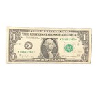 2017  1 One Dollar Star Note Bill With Serial Numbers  L06661960 