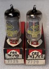 Matched Pair Cbs 7729 Gold Pin 12ax7 Vacuum Tubes Amplitrex Strong Nib Rare