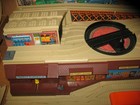 Hot Wheels Railroad 1983 Freight Yard Trains Sto Go W Train  Incomplete