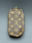 Authentic Louis Vuitton Vintage Saks French Co Kisslock Glasses Case Coin Wallet