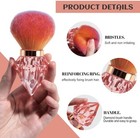 Large Make Up Brush Comes With Free Travel Case  Powder Brush Durable Kabuki    