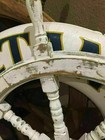 36 antique Brass Nautical Pirate Big Ship Steering Wheel Wooden Decorative Style