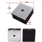 35x35x17mm Bridge Pile Radiator Rectifier Bridge Heat Sinks For Kbpc 1010 1510