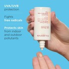 1 6 Oz Light - Clarins Uv Plus Anti-pollution Tinted Face Sunscreen Spf 50  7360