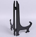 10 Pack Plate Display Easels Stands Plastic Picture Stand Frame Holder 5  Black