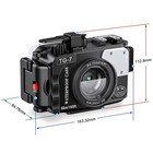 Seafrogs Waterproof 60 Meters Camera Housing Scuba Case For Olympus Tg7 Black