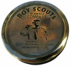 Vintage Brass Boy Scouts Style Compass