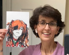 Evangelion Asuka Langley Print Signed By Asuka s Va Tiffany Grant For Venezuela