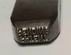 Patent Pending Product Marking Tool  Steel Stamping Punch  Two Lines  2mm Text