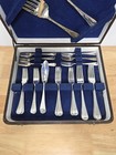 Sheffield Silver Plate Epns Mixed Silver Plated Cutlery Set Vintage