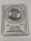 2018  100 Platinum Eagle Pcgs Ms 70 Fdoi Moy 