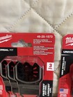 3 New Packs  Milwaukee Nitrus Carbide Extreme Materials  Blades 49-25-1573