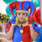 The Amazing Digital Circus Pomni Costume For Kids adult Cosplay Hat Glove Set