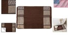 Luxury Safari Stripes Animal Bathroom Rug - Elegant Leopard Cheetah Zebra Design