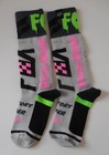 Fox Racing Speed Division Crew Socks Youth Lt Grey   Multicolor Small One Pair