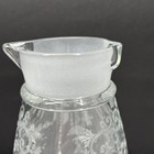 Vintage Cambridge Chantilly Martini Cocktail Shaker Pitcher Floral No Top 10   