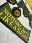 John Deere Moline 10  Embossed Metal Tin Sign Vintage Style Farm Model B Tractor