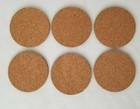 Cold Beer Here Cork Coaster Set Of 6 Long Lasting Absorbent Mancave