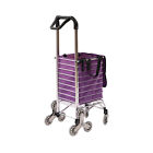 35l Urban Stair Climbing Cart Folding Grocery Laundry Shopping Handcart 8-wheel