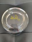 Vintage Mid-century Modern Heavy Glass Ashtray Statler Advertising Mcm