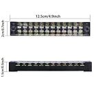 5pcs Dual Row 12 Positions Screw Terminal Electric Barrier Strip Block 15a 600v