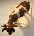 Hagen-renaker  Inc  Brown   White Cow Figurine