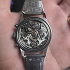 Vintage Gallet Multichron Pilot Chronograph Stainless Steel Valjoux 72 