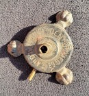 Antique Cast Iron Dental Mfg  Co  Bunsen Burner Tripod Base Incomplete As-is