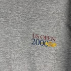 Vintage Us Open Shirt Medium Grey Fila Tennis 2000 Official Event Tee Flame Y2k