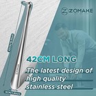 Zomake Metal Shoe Horn Long Handle 16 5 Inch For Seniors Stainless Steel
