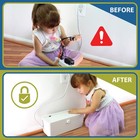Power Strip Cover Box - Effectively Baby Proofs Power Strip With Patented Dual