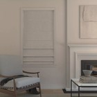 34 5  W X 48  H No Drill Cordless Roman Shades For Windows  Blackout Curtains