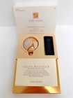 Estee Lauder Golden Millennium Powder Compact W Austrian Rock  tw Crystals Boxed