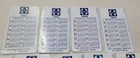 Vtg Htf Santa Fe Railroad Pocket Calendar Lot Of 9 Consecutive From 1950 - 1958