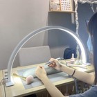 Half Moon Light For Nail Desk With Knob 29 Inches 50w  180-degree Illumination