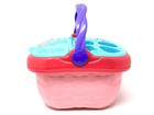 Leap Frog Shapes And Sharing Pink Picnic Basket Toy Working Buttons And Music