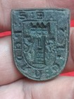 Exceptional Authentic 14th Century Medieval Bronze Matrix Seal     Allegory Of The
